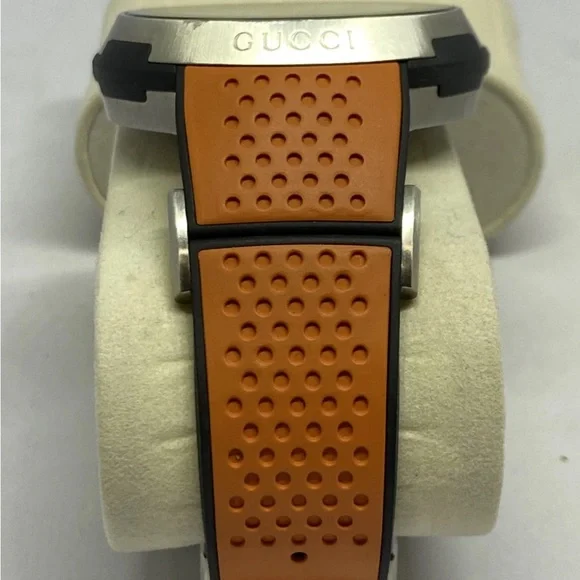 Gucci i-Gucci Sport Steel Mens Digital 49MM Watch Orange